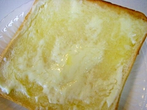 クリームチーズ＆塩麹☆　シュガートースト♪